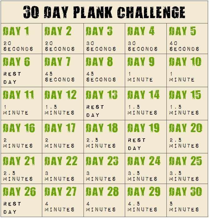 plank 30 day challenge printable 41