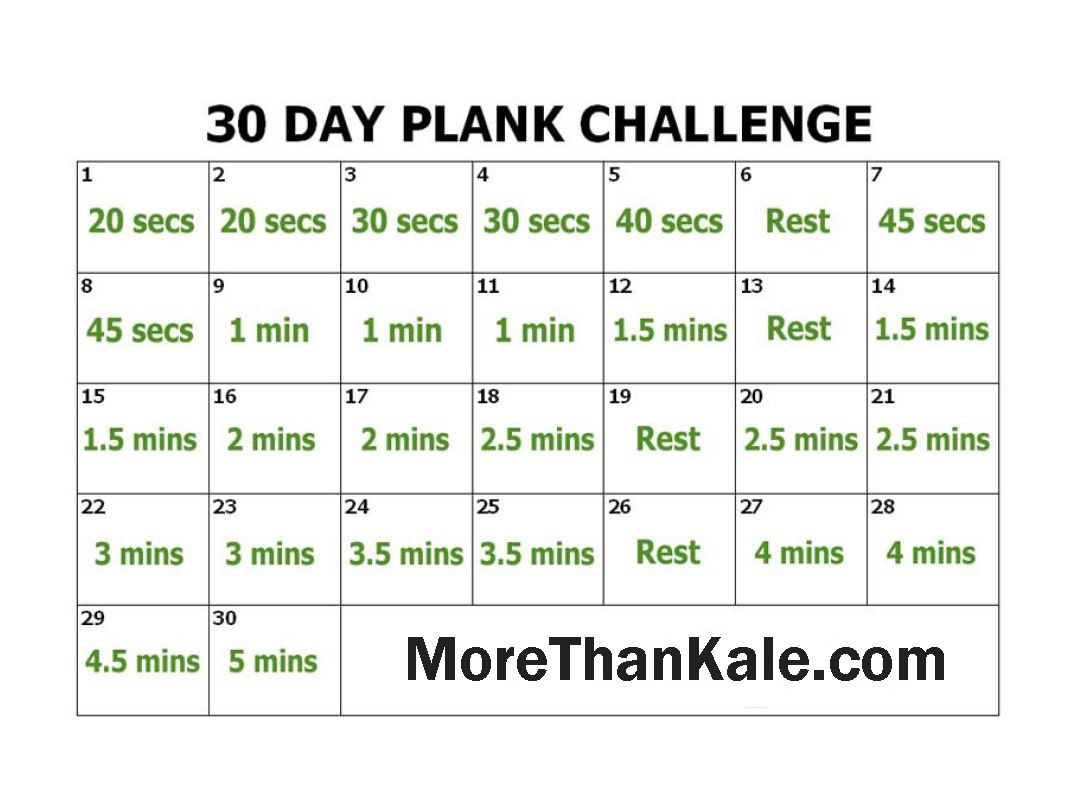printable 30 day plank challenge 67