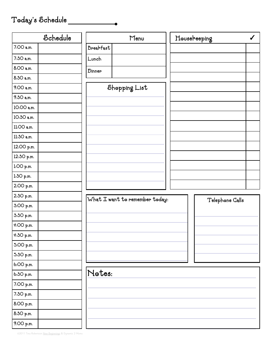 printable daily hourly schedule template 43