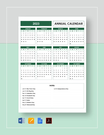 yearly training calendar template 47