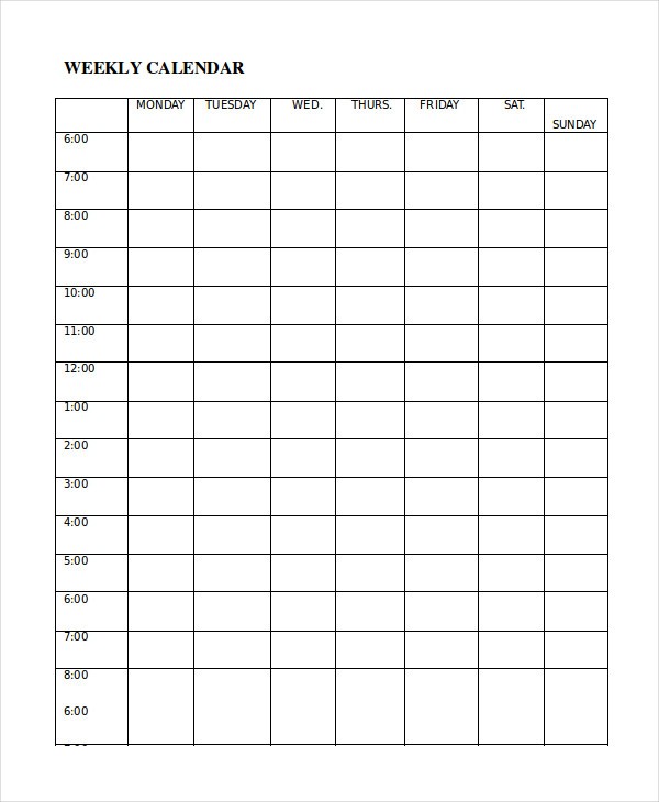 8 week calendar template printable 11