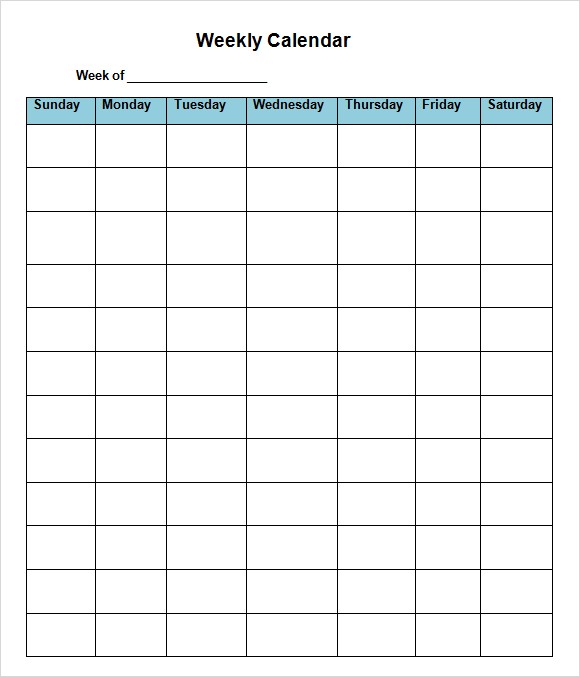 8 week calendar template printable 12