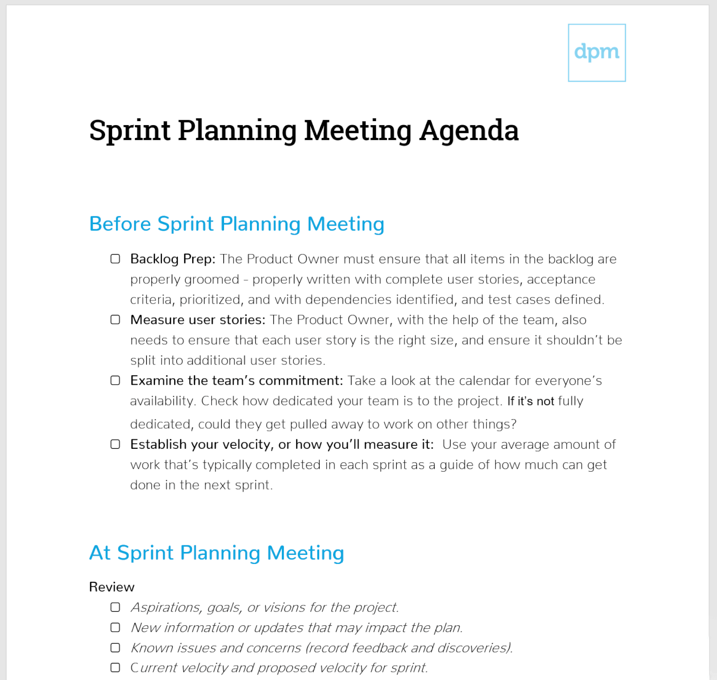 agile sprint calendar template 32