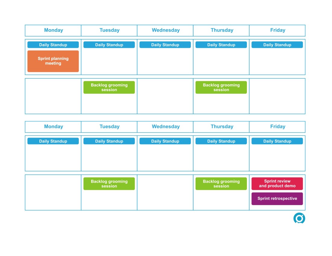 agile sprint calendar template 6