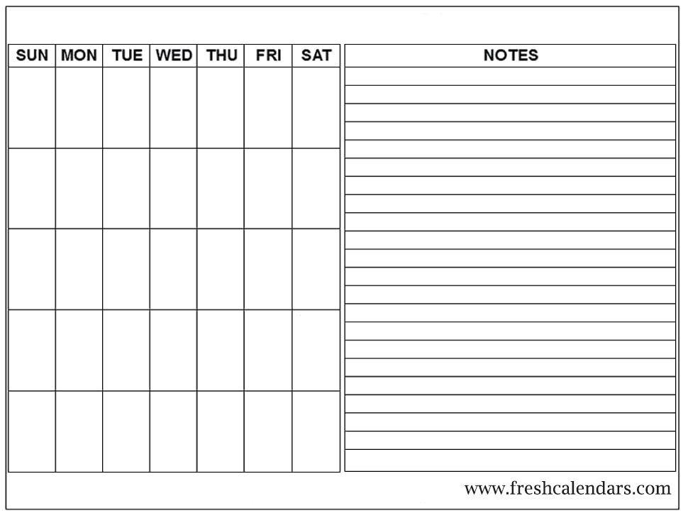 blank lined monthly calendar template 24