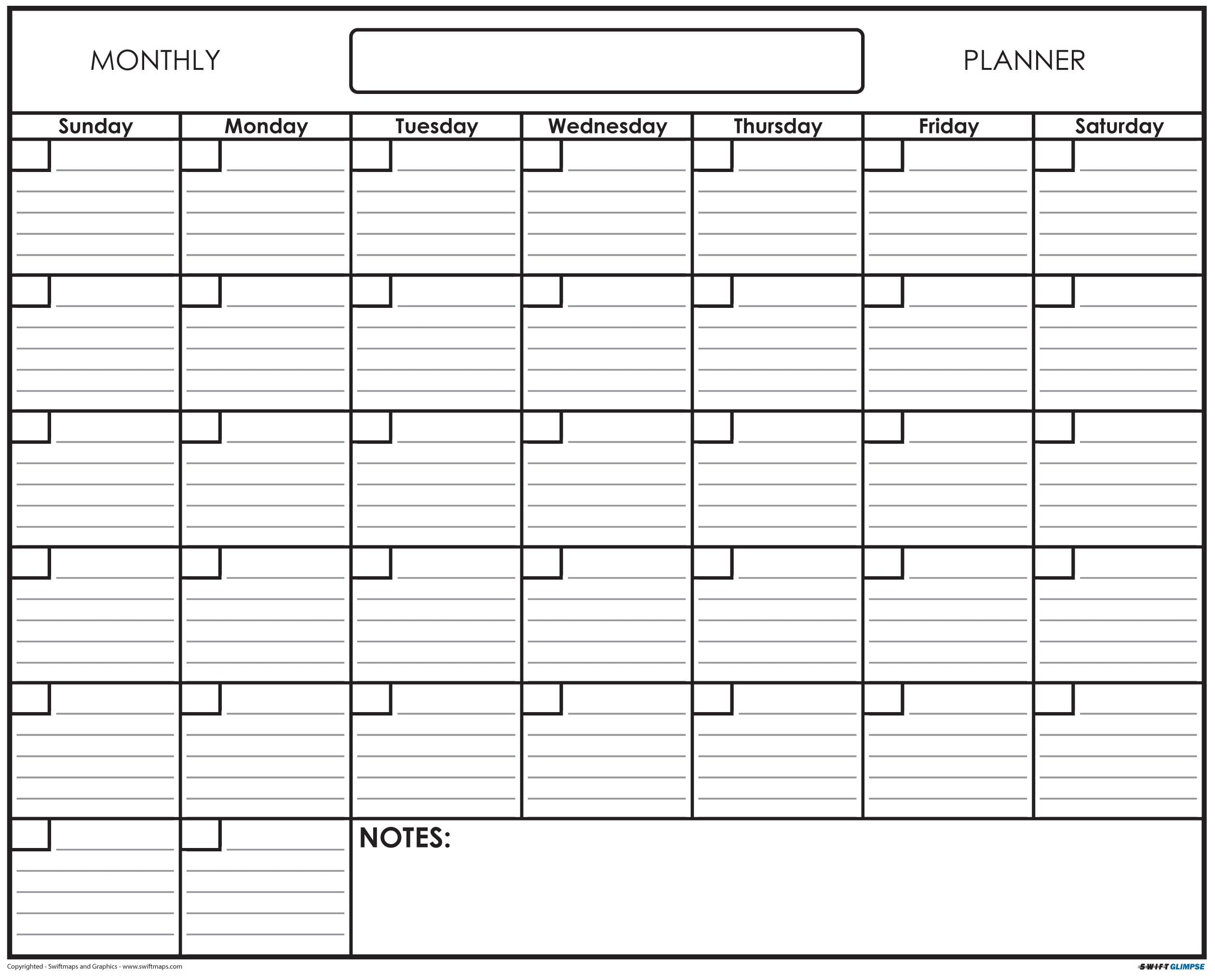 blank lined monthly calendar template 25