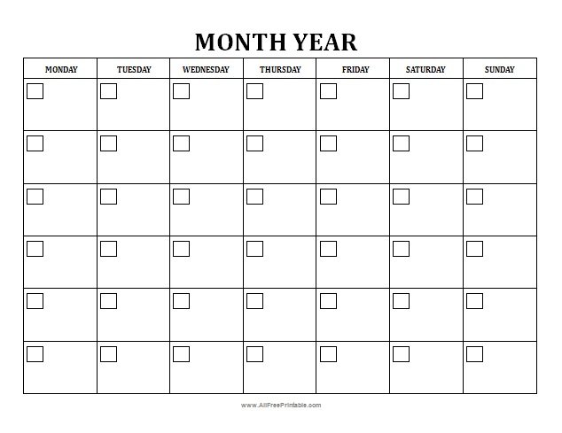 blank lined monthly calendar template 40