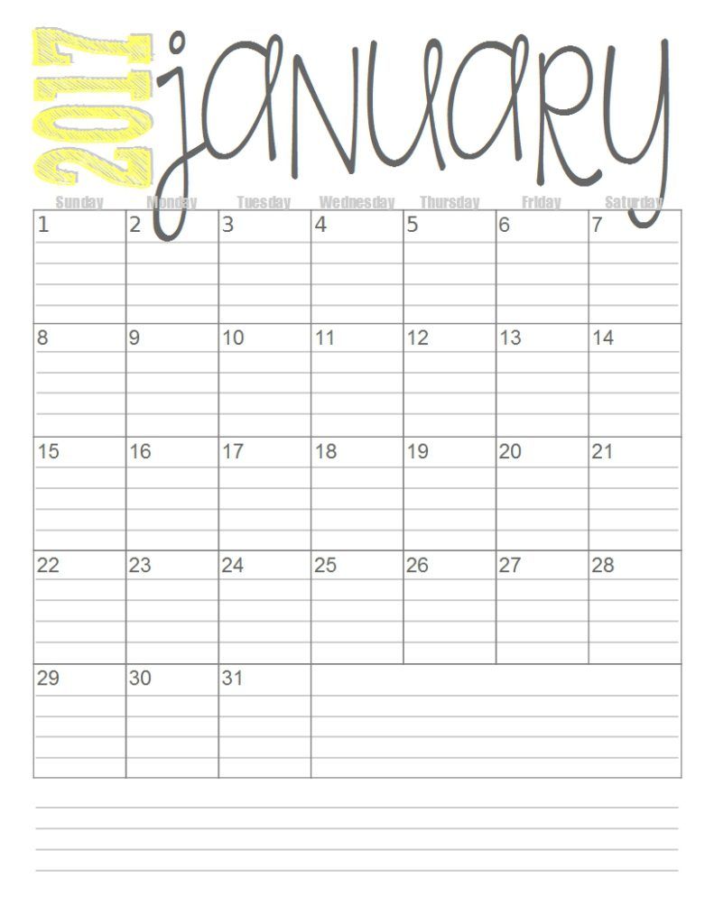 blank lined monthly calendar template 5
