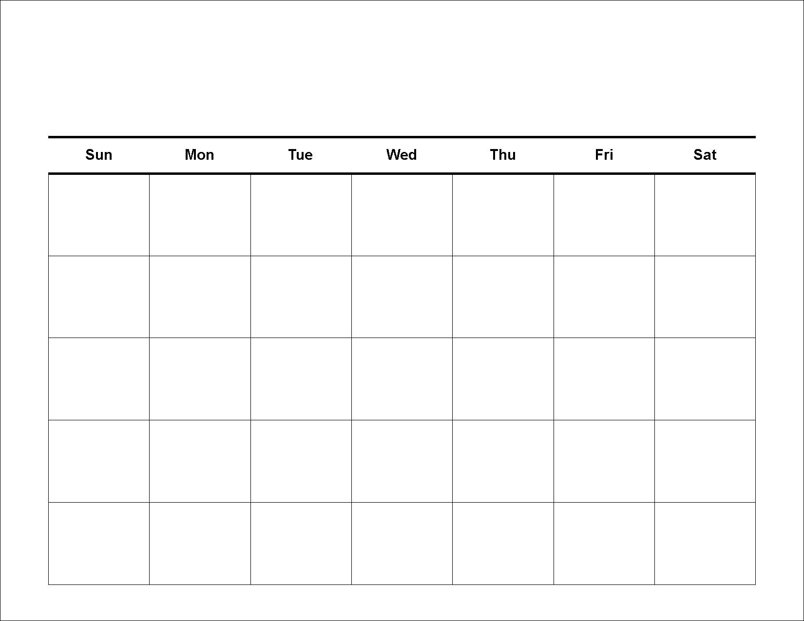 blank printable two week calendar 40