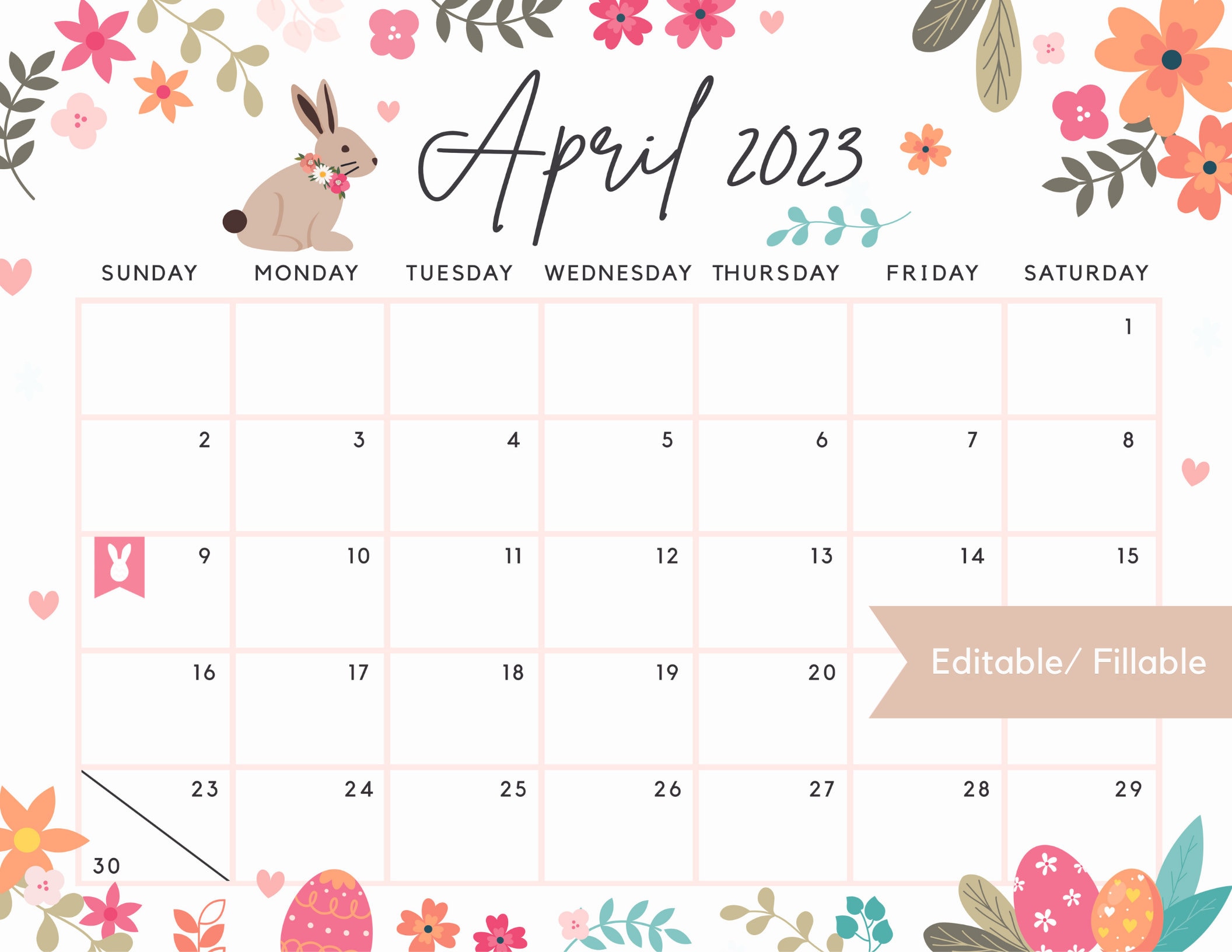 calendar 2 week block printable free april 42
