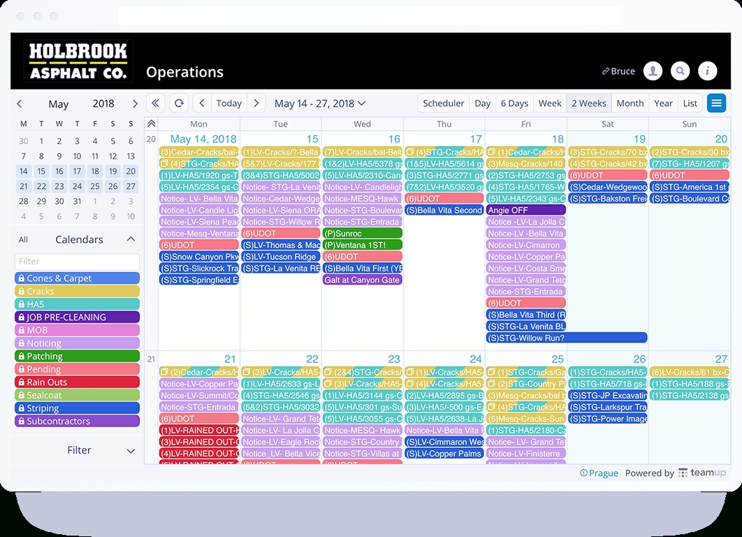 color coded schedule template 13