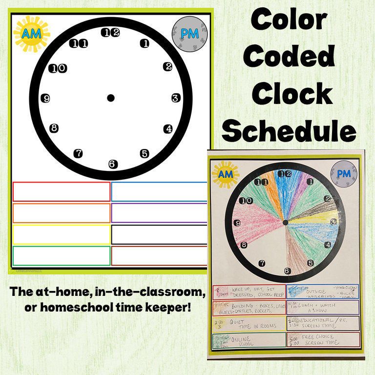 color coded schedule template 17