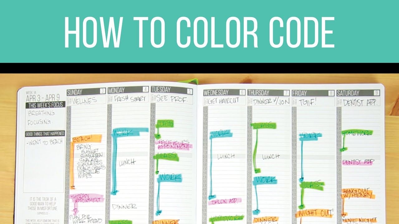 color coded schedule template 39