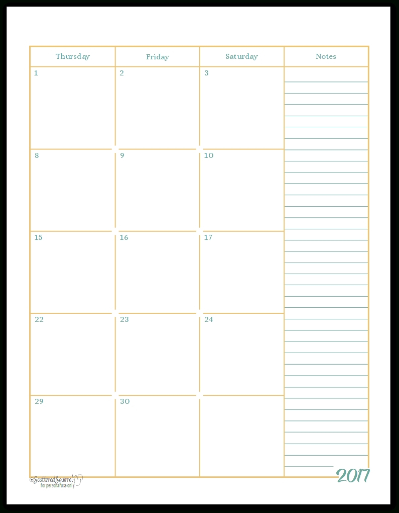 2 page monthly calendar template 8
