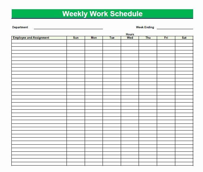 blank 2 week schedule template 30
