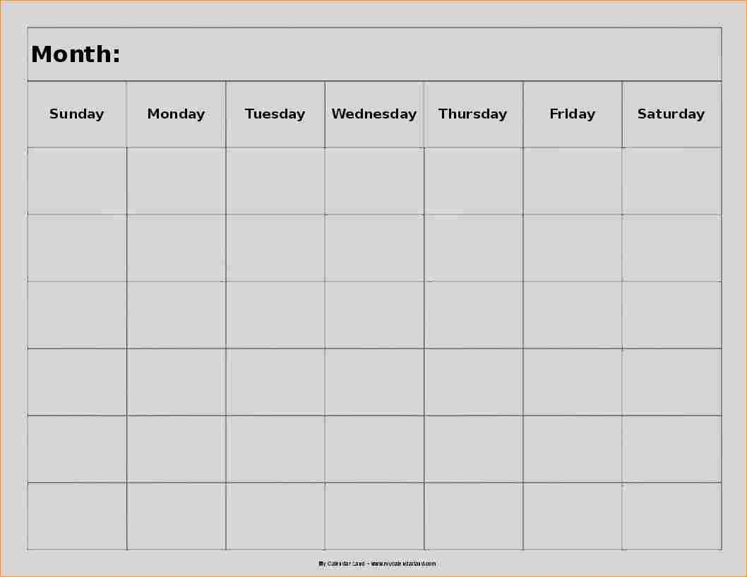 eight week calendar template 18