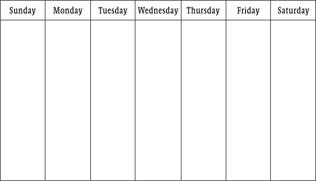 eight week calendar template 45