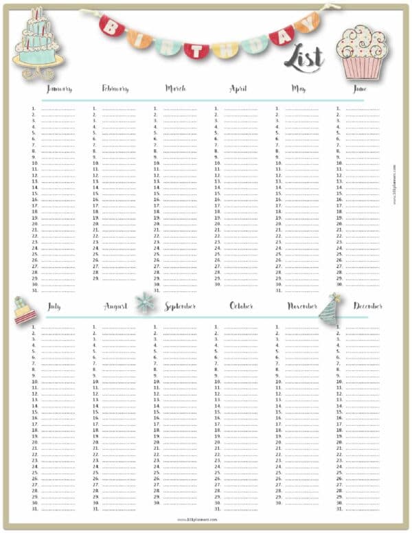 free birthday calendar for the workplace 21