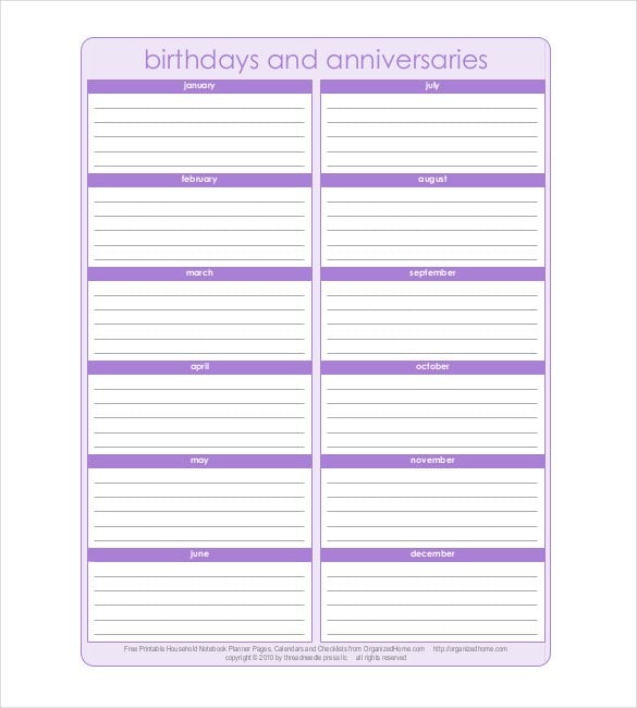 free birthday calendar for the workplace 40