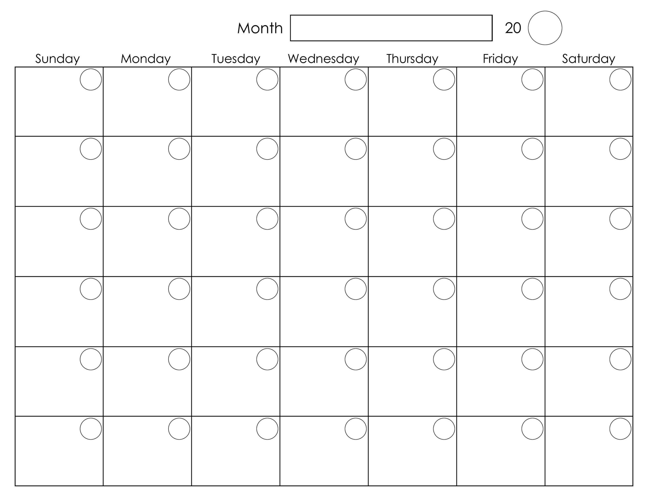 free printable calendar large blocks 17
