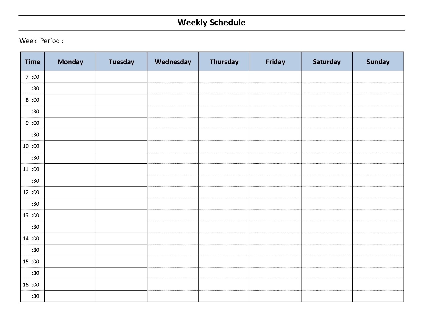 free printable monday through friday calendar 56