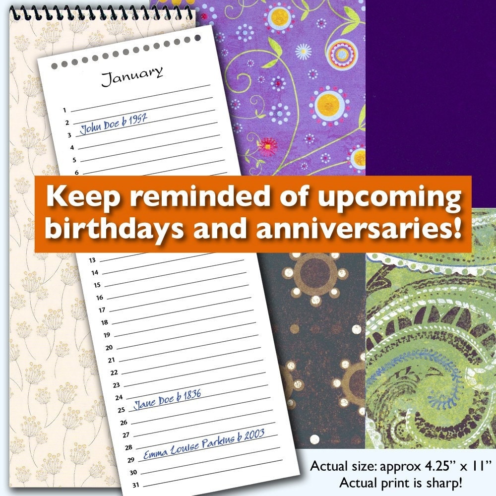 perpetual birthday and anniversary calendar printable 17