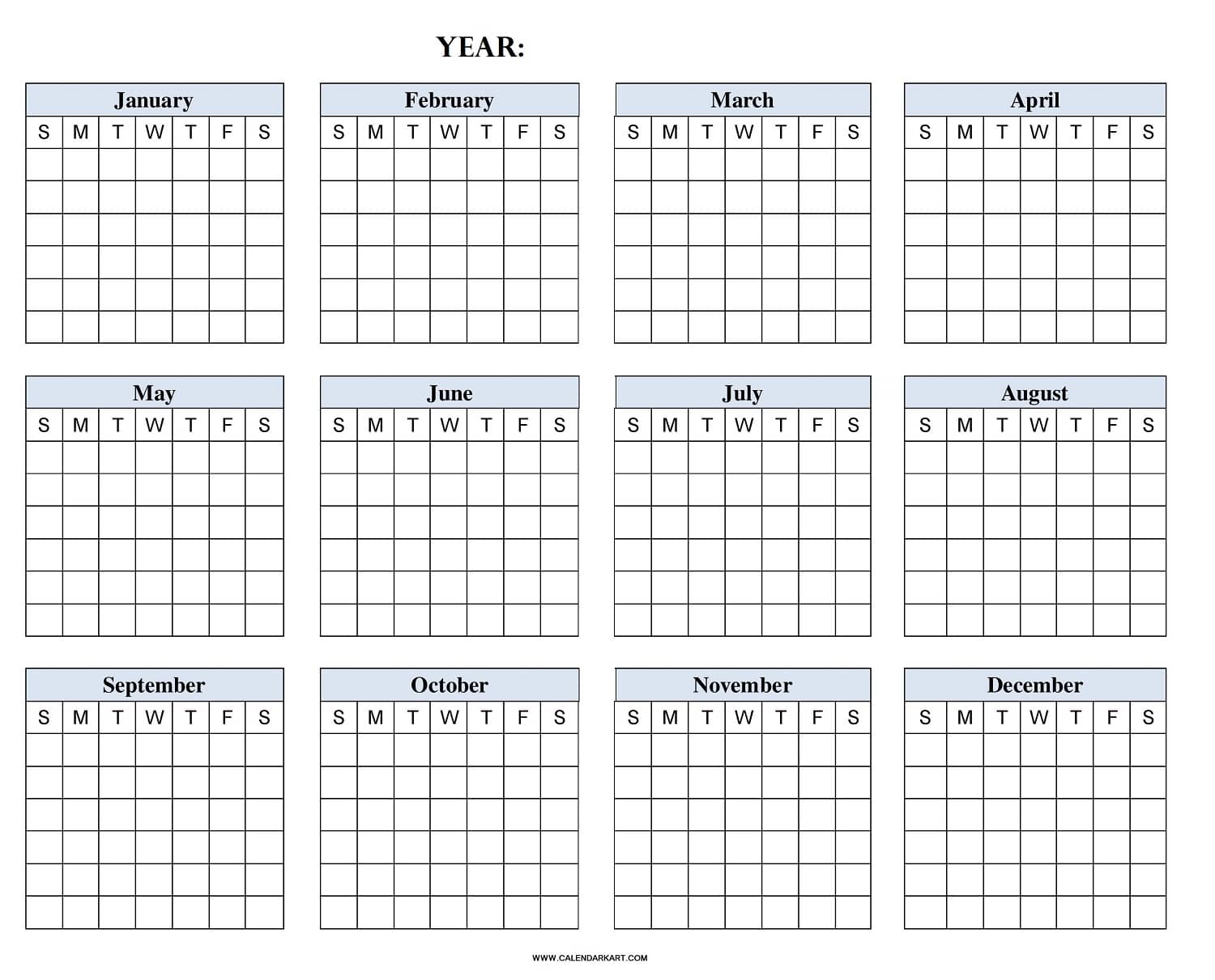 printable multi year calendars on one page 7