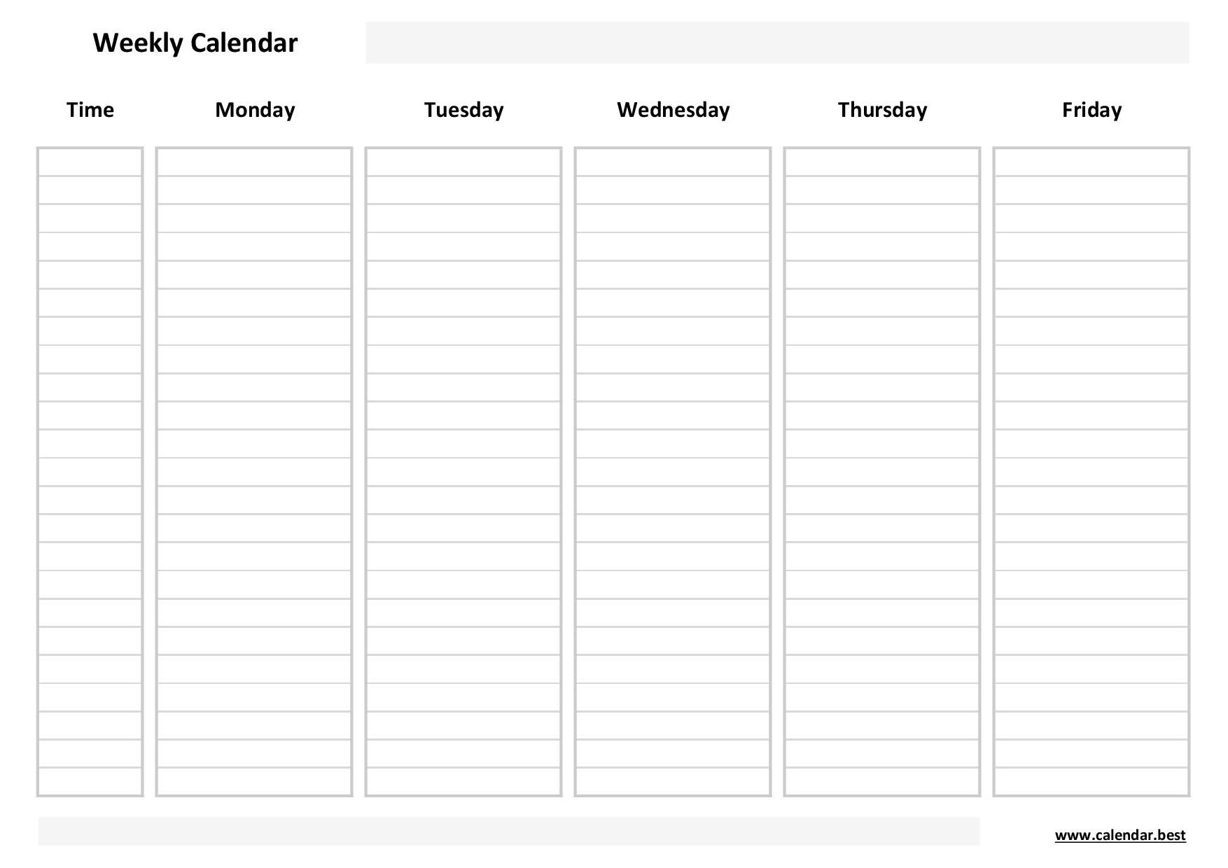 weekly calendar template with time slots 27