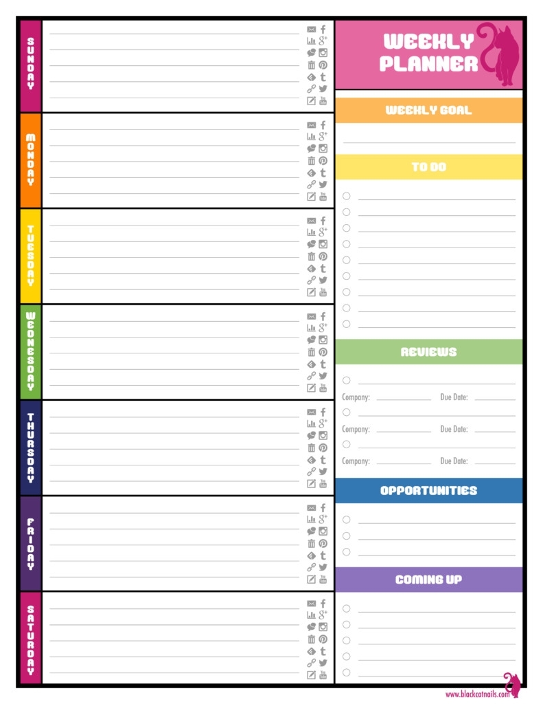 weekly calendar template with time slots 45