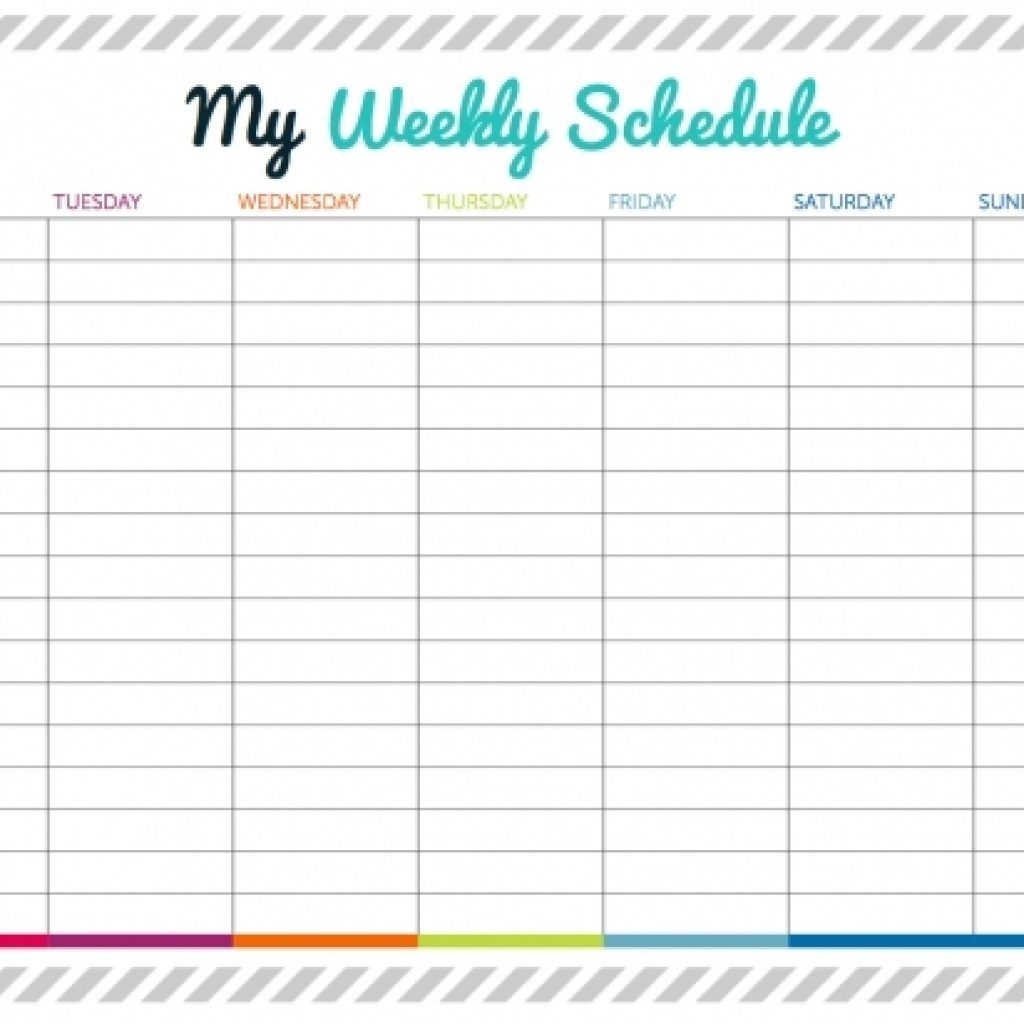 weekly time slots with schedule 2