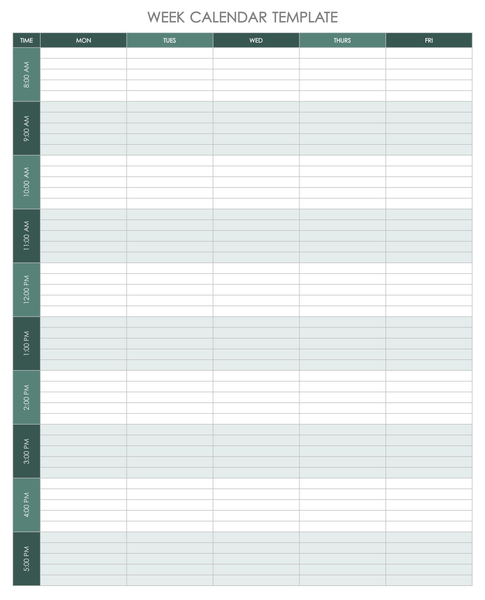 2 week blank calendar printable 31