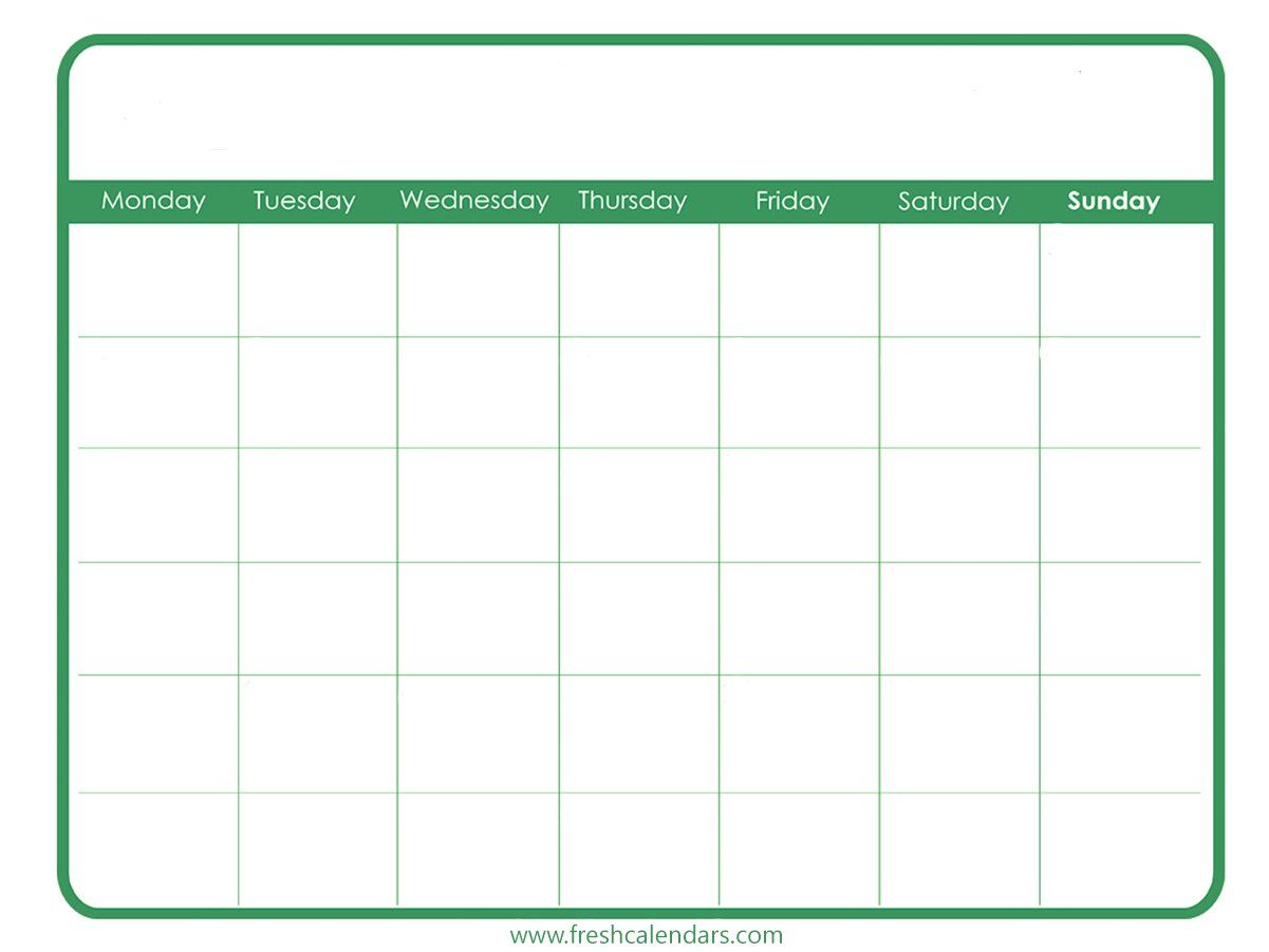 21 day calendar template 54