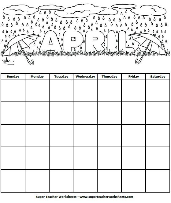 8×11 sie free april calander 25