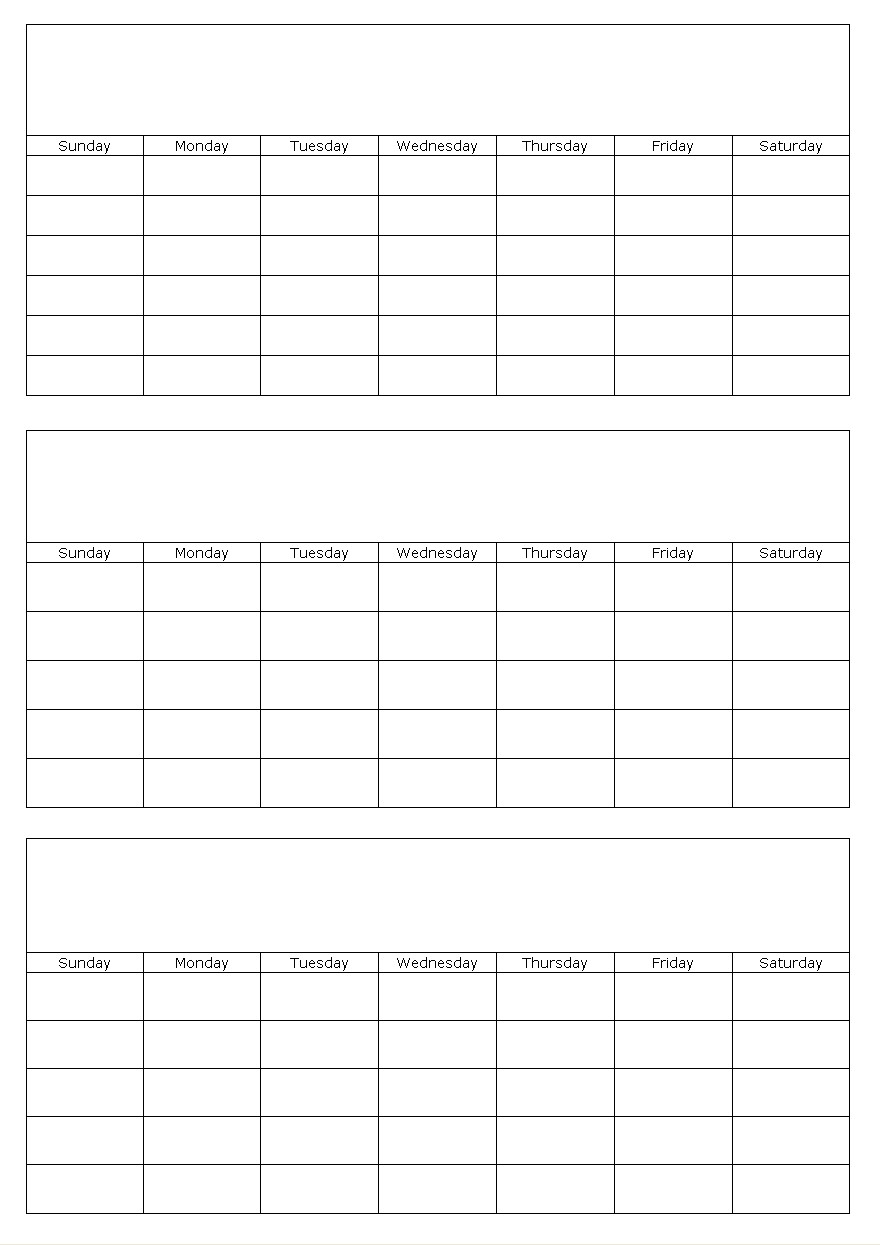 applications to print 3month calendars 12