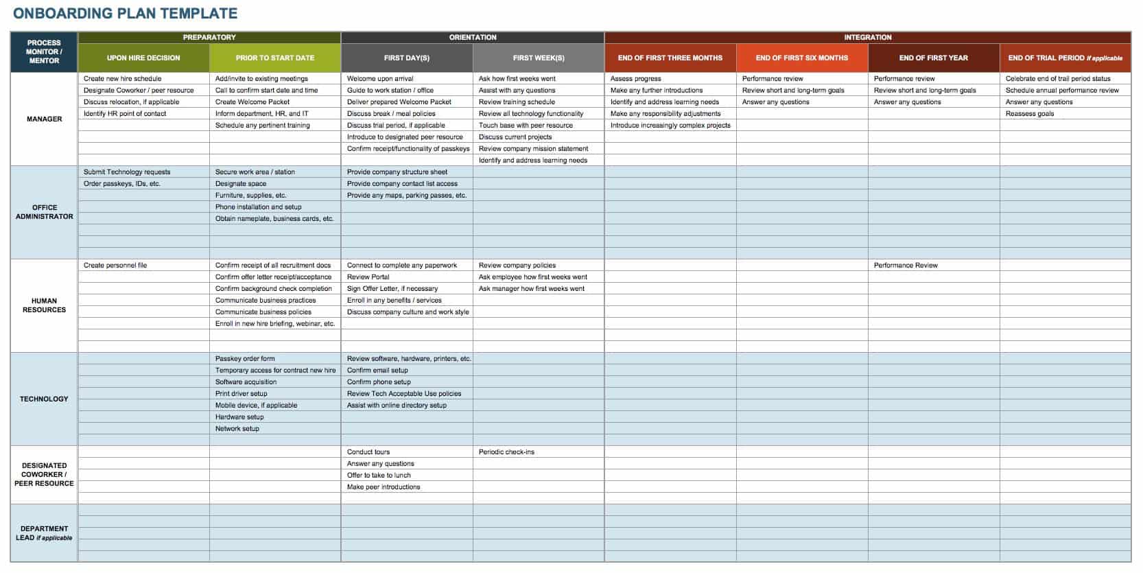 human resource calendar template 32