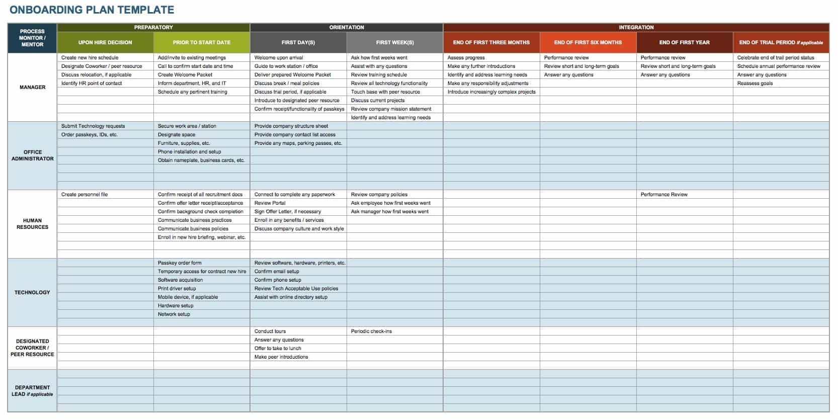 human resource calendar template 35