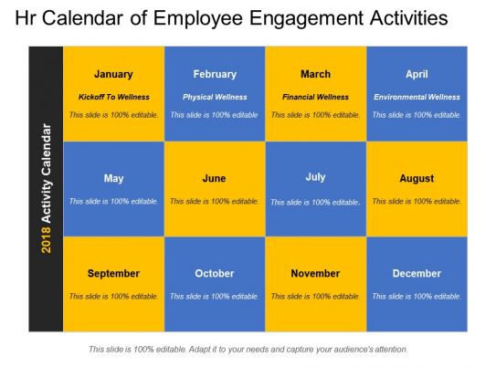 human resource calendar template 41