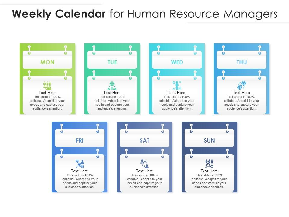 human resource calendar template 8