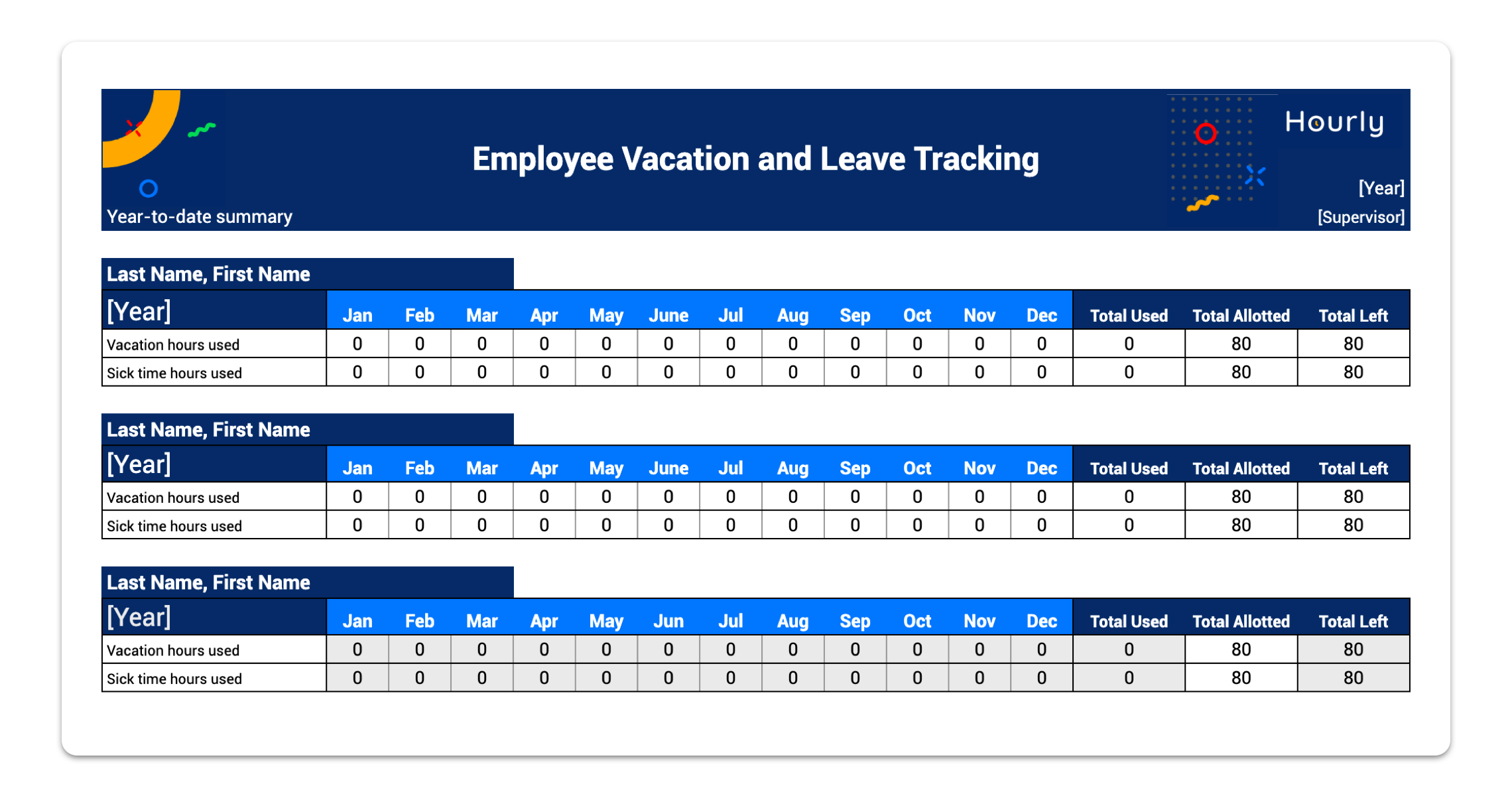 human resource vacation calendars 13