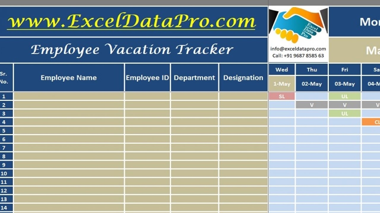 human resource vacation calendars 34