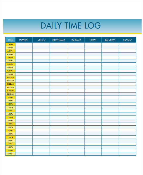 time management calander template 27