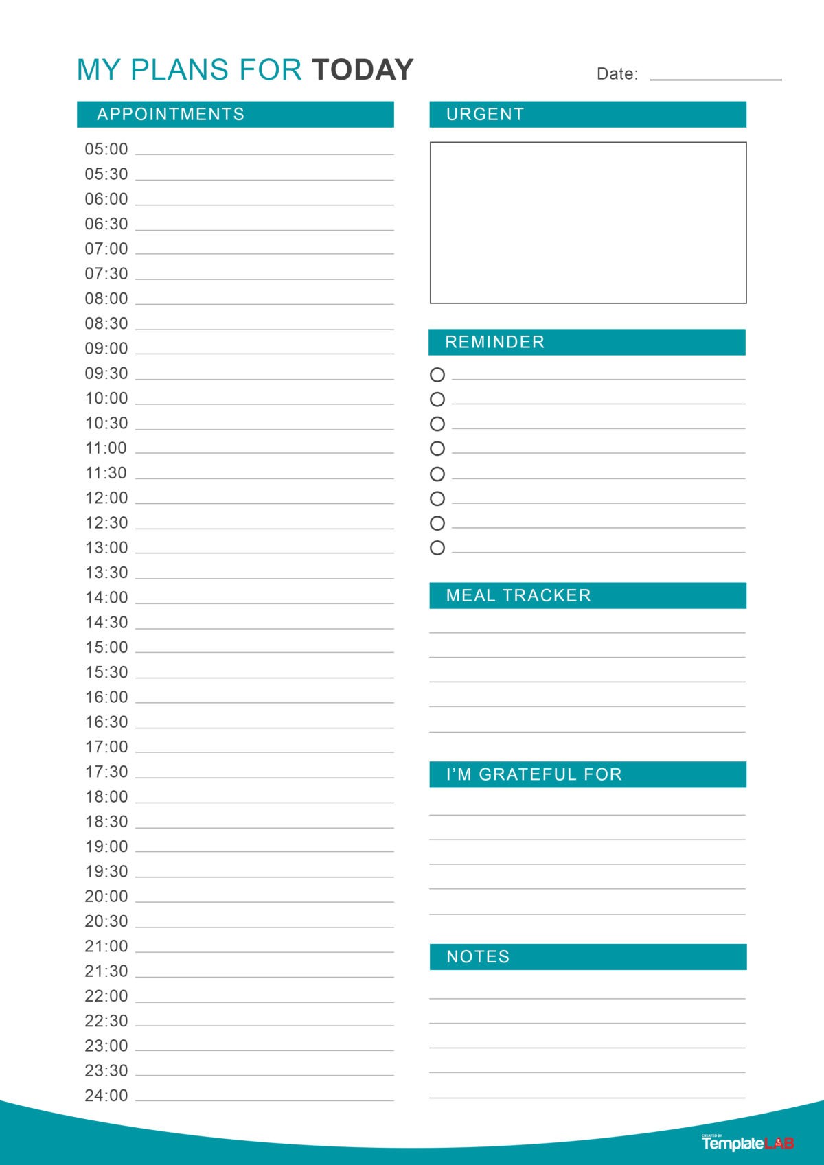 time management calander template 29