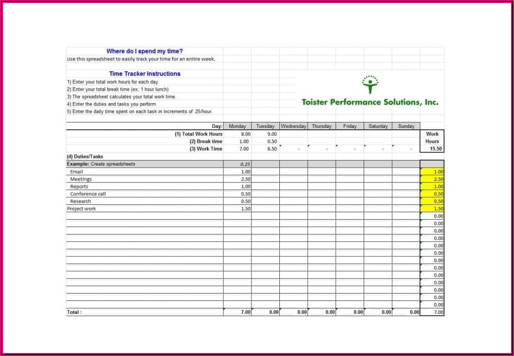 time off template in excel 12