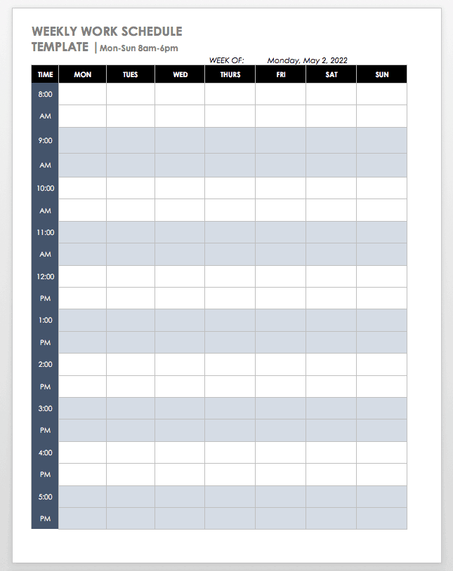 two week calendar template word 29