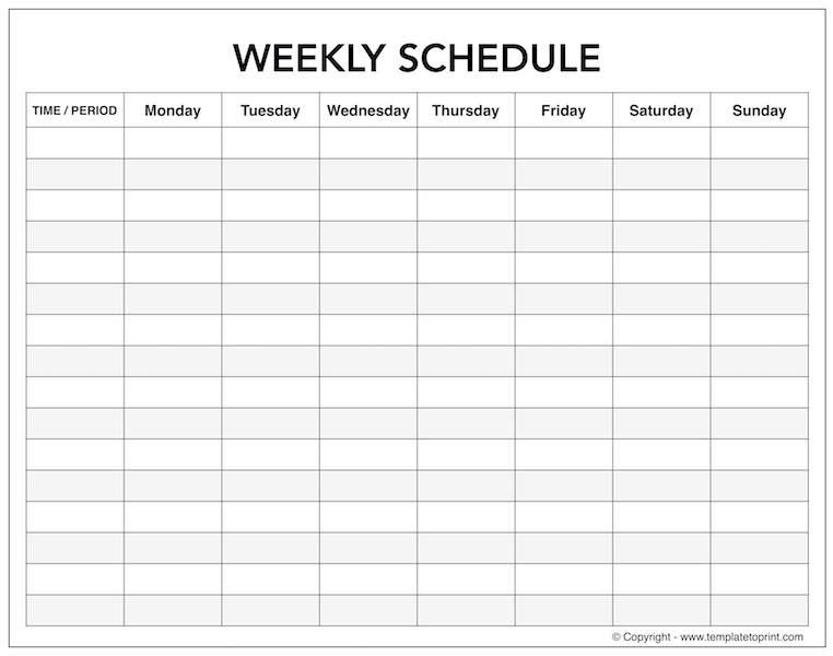 word calendar template monday through friday 22