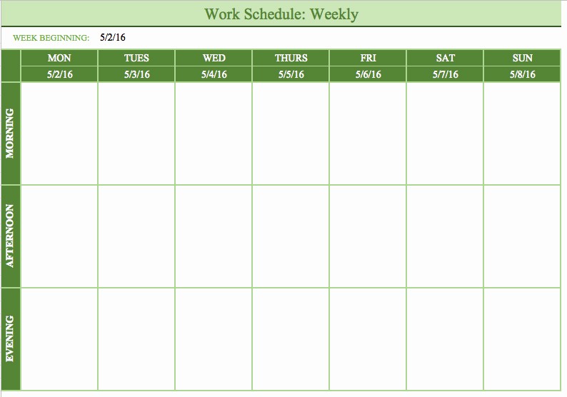 word calendar template monday through friday 28