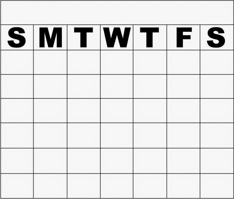 word calendar template monday through friday 40