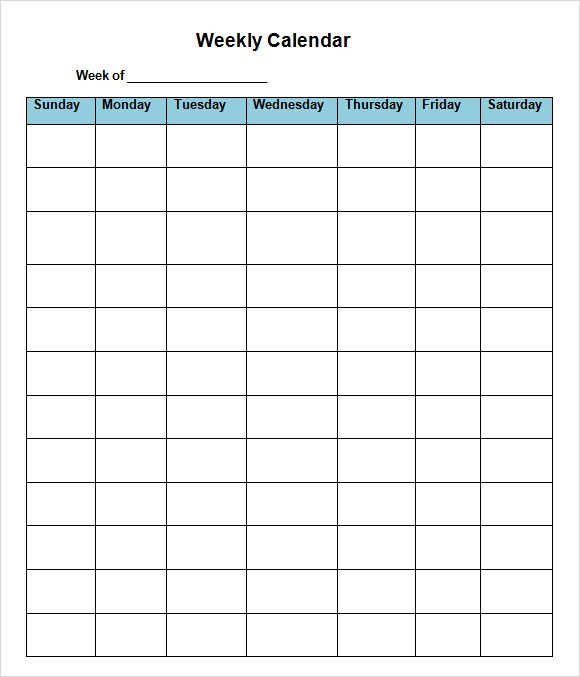 blank 8 week calendar printable 1