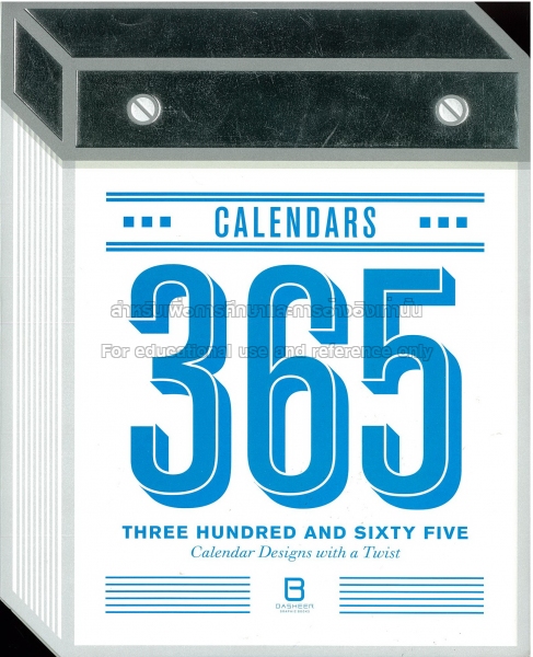 calendars with 365 numbbering 17