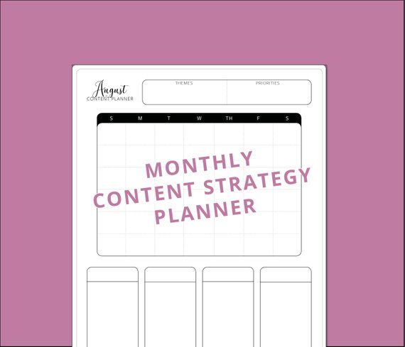 content calendar for member newsletters 10